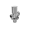 Двоен ъглов кран BOLLA DUO с керамичен механизъм 1/2"х3/4"х3/4"
