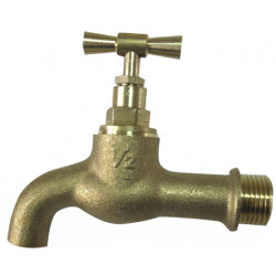 Спирателна канелка месинг с Т-ръкохватка 1/2