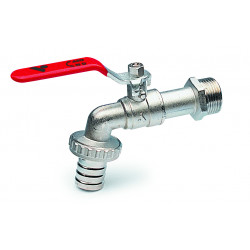 Сферична канелка с щуцер за маркуч и ст. дръжка 1"