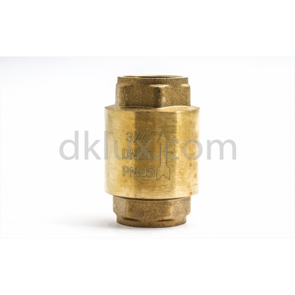 Цена 6.99 лв. за Пружинен възвратен клапан с месингов диск - УСИЛЕН - Пружинен възвратен клапан с месингов диск (5430212 от ) в раздел 