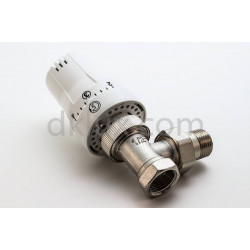 Кран комплект с термоглава - ъглов 1/2 Fornara