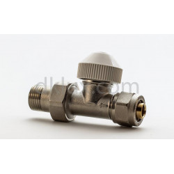 Радиаторен кран - термовентил, прав 1/2"хФ16 Fornara