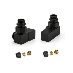 Комплект дизайнерски кранове за лира QUADRE ЧЕРНИ