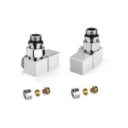 Комплект дизайнерски кранове за лира QUADRE ХРОМ