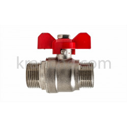 Сферичен кран ММ перчатка, серия BEST С.О. 3/4"